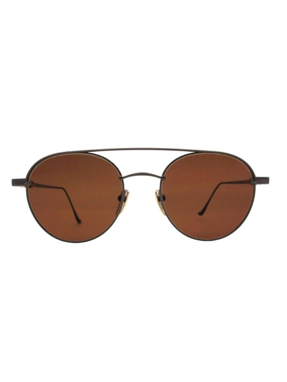 Chrome Hearts Sunglasses Oralgami II Metal Eyewear Dark Brown